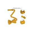 thumbnail image 3 of INSPIRE CHIC Men's Pre-Tied Bow Ties Adjustable Strap Solid Color Knitted Bowtie Yellow, 3 of 5