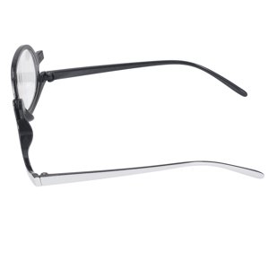 Makeup Reading Glasses, 180 Degree Rotation Single Flip Up Lens Magnifying Makeup Glasses Skin Friendly  for Makeup +4.00