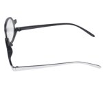 Makeup Reading Glasses, 180 Degree Rotation Single Flip Up Lens Magnifying Makeup Glasses Skin Friendly for Makeup +4.00