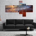 thumbnail image 2 of Design Art - Superbe Plage Océanique au Coucher du Soleil, 2 of 2