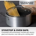 thumbnail image 3 of Marmite Antiadhésive Granitestone de 7 Litres avec Couvercle, Argentée – Compatible Four et Lave-Vaisselle, 3 of 6