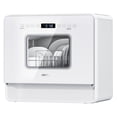 thumbnail image 1 of AIRMSEN Lave-Vaisselle de Comptoir Portable à 5 Réglages avec Réservoir d'Eau Intégré de 5 L, Lave-Vaisselle Ultra Mince Amélioré avec 3 Bras de Pulvérisation, Démarrage avec Retard de 12 H et Fonction de Chambre à Sel, ZMW-DUHA01, 1 of 10