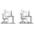 thumbnail image 4 of mmirethe Adjustable Foot Rest-- Improved Posture Solemassage Thicken Plastic for Work Black, 4 of 9