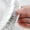 thumbnail image 4 of Btomtd 20PC/30PC/50PC Circular Thickened Gas Stove Oil Proof Pad Gas Stove Protection Sticker Kitchen Circular Stove Cover Tin Foil Ring Aluminum Foil Stove, A, 4 of 5
