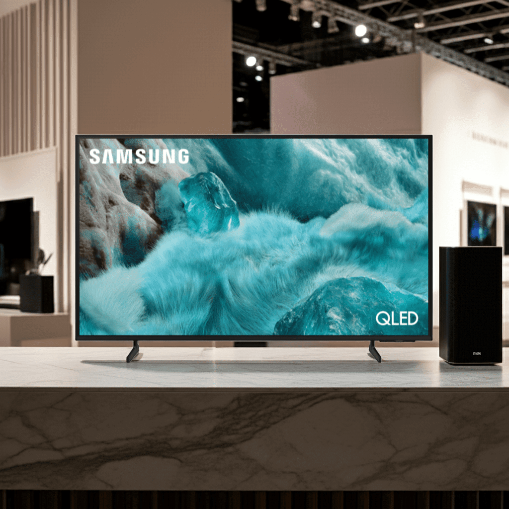 Samsung QN55Q7FAAFXZC Téléviseur intelligent QLED 4K UHD HDR de 55 po Tizen OS – 2025 - Remis à neuf en usine