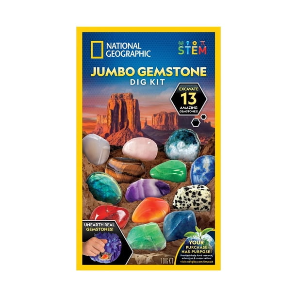 National Geographic Jumbo Gemstone Dig Kit - Walmart.ca