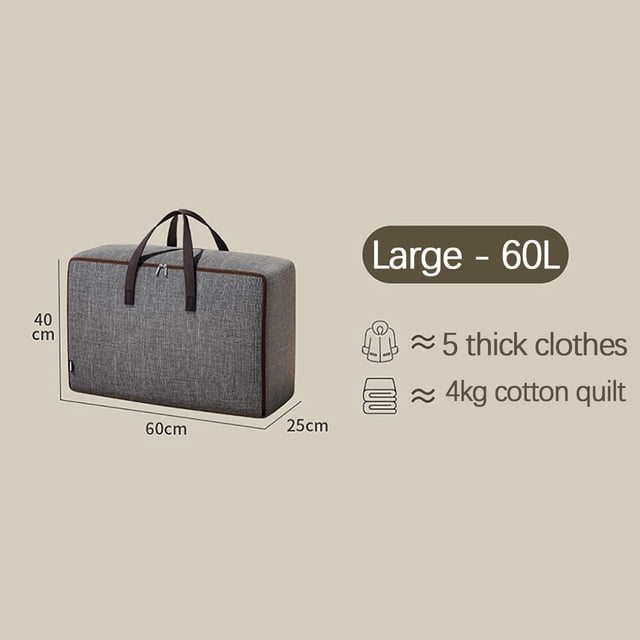 Sacs de Rangement pour Couvertures et Couettes Sac de Rangement Grande Capacité avec Poignée Sac de Rangement Grande Capacité Seau de Rangement Pliable pour Couette Couverture Sacs de Rangement pour Couvertures sous Vide