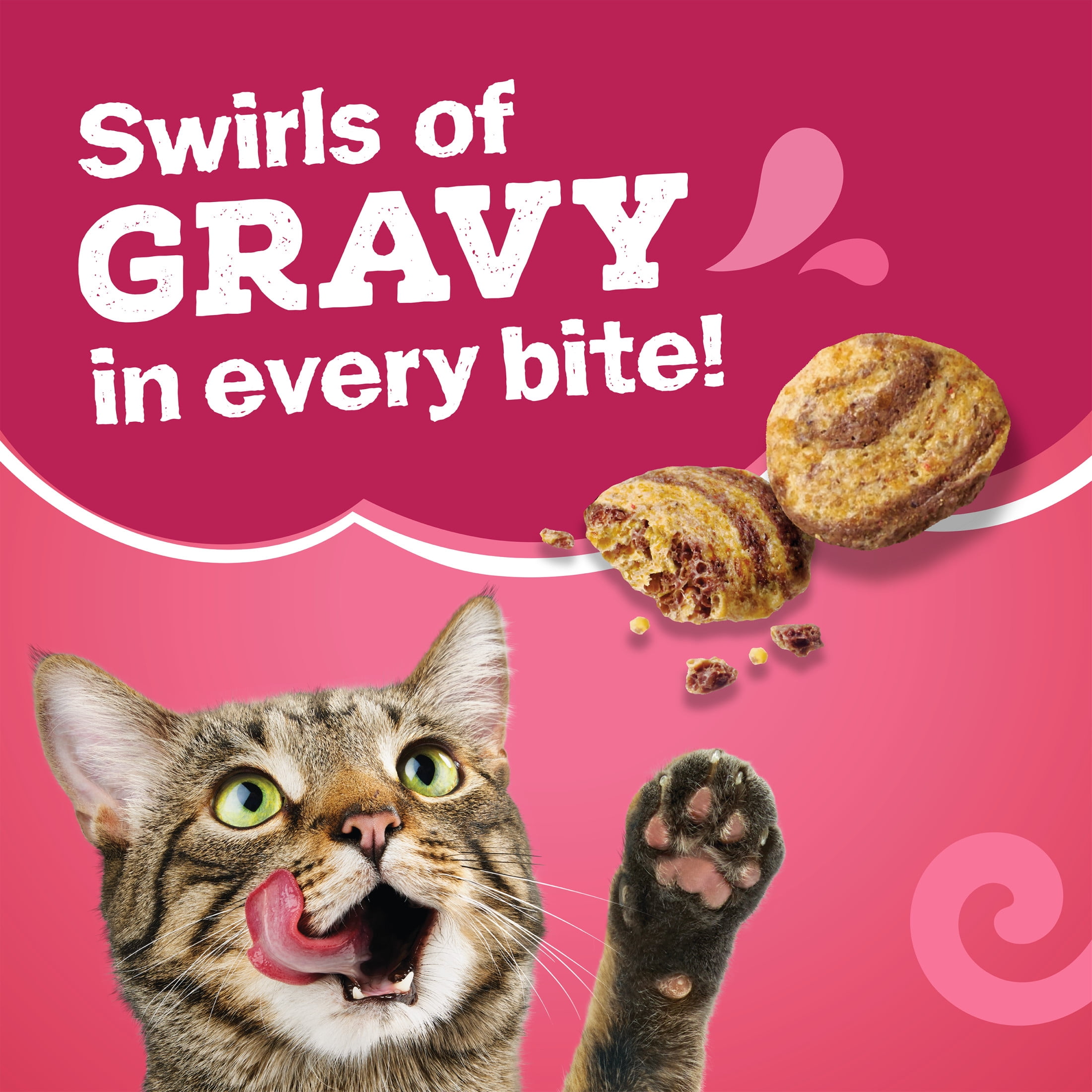 Friskies Gravy Swirlers, Dry Cat Food 7.26kg