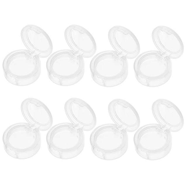 Weiweiguan 8pcs Eyeshadow Storage Box Cosmetic Makeup Organizer Holder for Home (White)