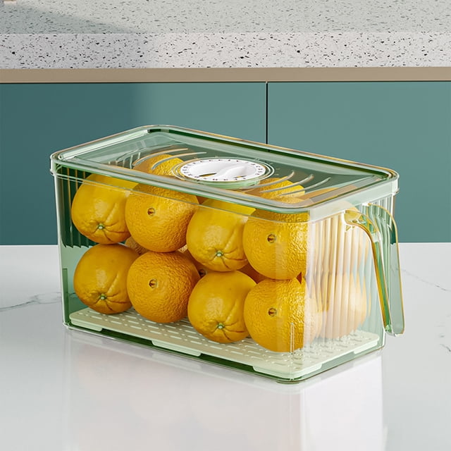 Refrigerator Organizer Bins - Clear Plastic Bins For Fridge, Freezer, Kitchen Cabinet, Pantry Organization And Storage
