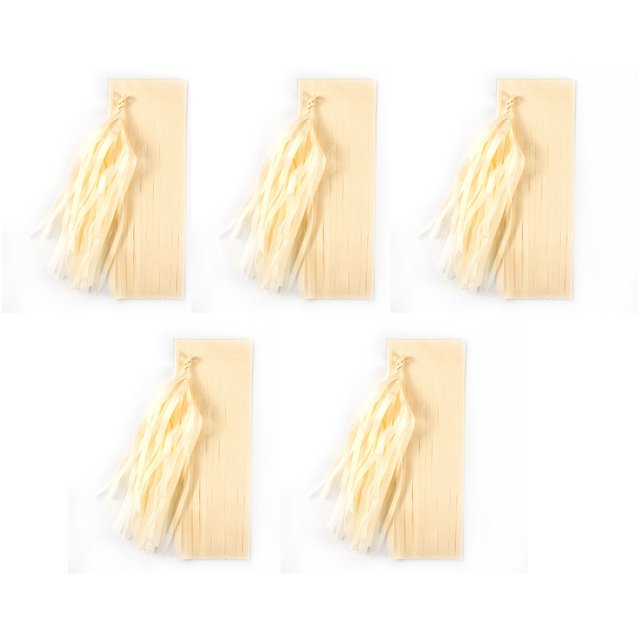 tredstone Premium Tissues Paper Tassels For Party Wedding And Birthday Hanging Decorations Reusable Paper White,Type9 14 inch