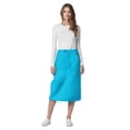 thumbnail image 3 of Adar Universal Scrub Skirts For Women - Mid-Calf Drawstring Scrub Skirt, 3 of 5