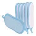 thumbnail image 1 of Uxcell Multipurpose Kitchen Dish Sponge Scrubber, Non Scratch Microfiber Dishes Sponges Pads, Blue, 5 Pcs, 1 of 7