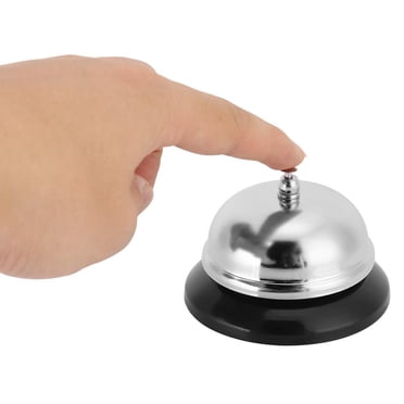 Cergrey Sonnette d'Appel en Acier Inoxydable pour le Souper, Sonnette de Service de Bureau pour Cuisine, Café, Restaurant, Forte et Nette, Sonnette de Bureau