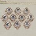 thumbnail image 4 of GUOOL 20x DIY Rhinestone Flatback Buttons Crafts Dress Clothing Button Embellishments Colorful Clear, 4 of 9