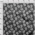 thumbnail image 3 of oneOone Viscose Chiffon Dark Gray Fabric Florals Craft Projects Decor Fabric Printed By The Yard 42 Inch Wide, 3 of 4