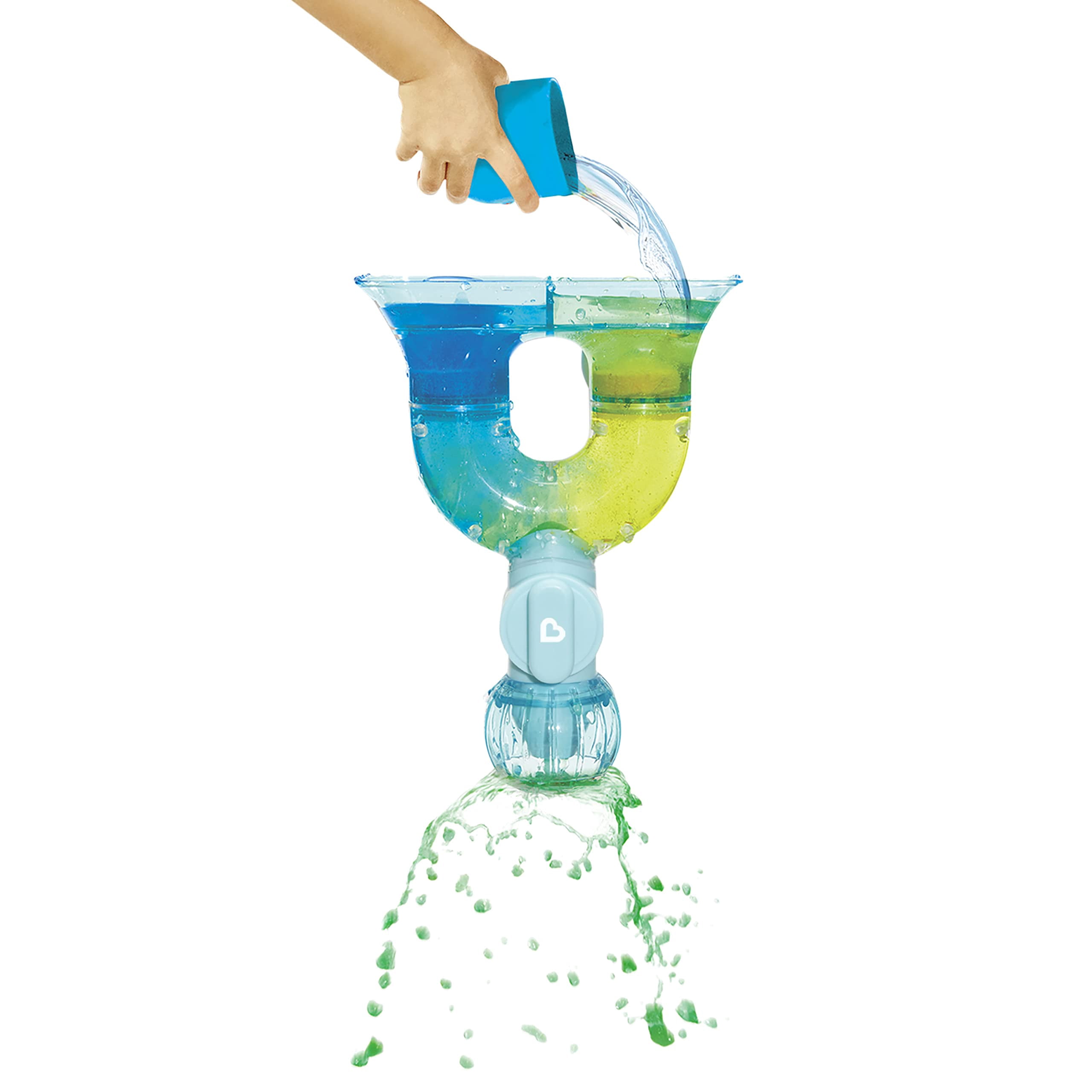 Munchkin Colormix Lab Stem Jouet de Bain pour Tout-Petits Comprend 12 Tablettes de Couleur de Bain