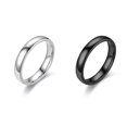 thumbnail image 3 of maskred 10 Pcs Bague Homme Femme Ronde en Acier Inoxydable Fermée Bagues Couples Décoration Main Amoureux Bijoux Simples pour Rendez-Vous Bijoux Blanc Taille 8, 3 of 8