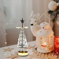 thumbnail image 4 of Rotary Tea Light Candle Holder  Christmas Tree-shaped Spinning Metal Candlestick Candle Holder  Romantic Rotation Decorative Candle Holder Christmas Decoration for Wedding Party Home Deco, 4 of 18