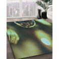 thumbnail image 3 of Ahgly Company Machine Washable Indoor Rectangle Transitional Green Area Rugs, 5' x 8', 3 of 7