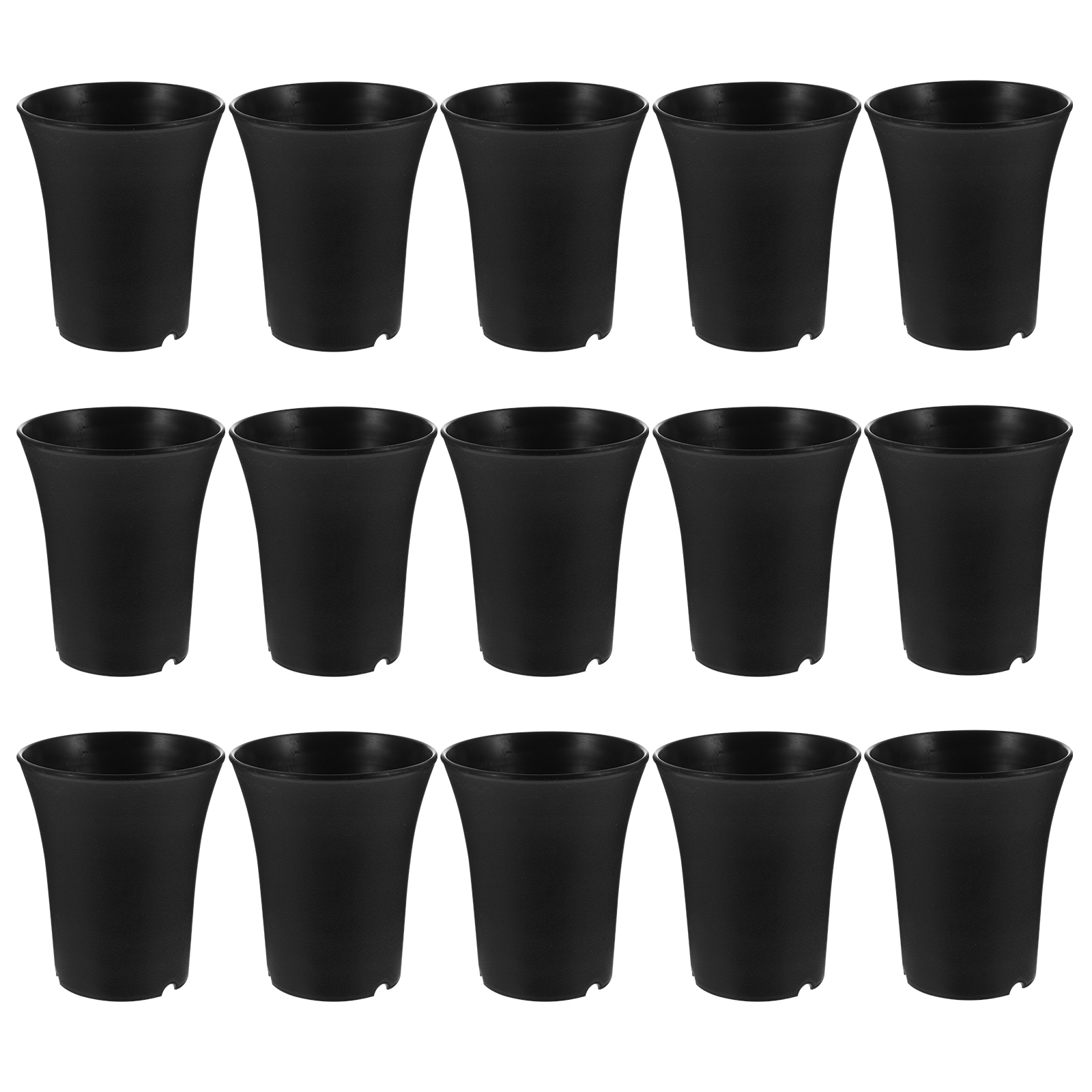 15pcs Particular Flower Pots Delicate Plant Pots Practical High Waist Planters