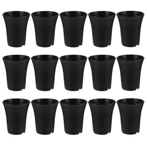 15pcs Pots de fleurs particuliers Pots végétaux délicats Planteurs pratiques haute taille