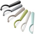 thumbnail image 3 of Maoww Stainless Steel Vegetable Peeler Potato Carrot Fruit Scraper Kitchen Gadget Peeling Tool, Light Blue, 3 of 7