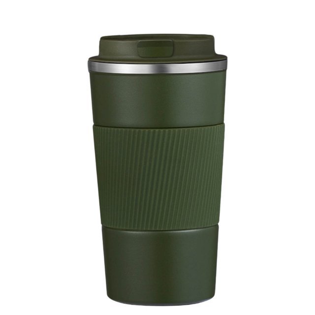 Tasses à Café Doublement Isolées Tasses à Café pour Lui et Elle Tasses à Café en Acier Inoxydable 510Ml Isolation Thermique et Couvercle Étanche Réutilisables Tasses à Café Double Paroi