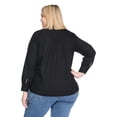 thumbnail image 3 of Lane Bryant Women's Plus Poplin Button-Up Shirt, 3 of 6