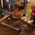 thumbnail image 3 of Ensemble d'Outils de Bar à Domicile 3 Pcs en Acier Inoxydable, Cocktail Muddler et Cuillère à Mélanger, 3 of 9
