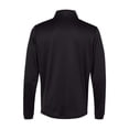 thumbnail image 2 of Adidas Mens Lightweight Quarter-Zip Pullover, 2XL, Black, 2 of 2
