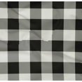 thumbnail image 4 of oneOone Organic Cotton Poplin Twill Fabric Gingham Check Decor Fabric Printed BTY 42 Inch Wide, 4 of 4
