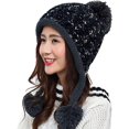 thumbnail image 1 of ORUYROP Bonnet d'Hiver Épais pour Femmes avec Cache-Oreilles de Ski à Double Couche, 1 of 6