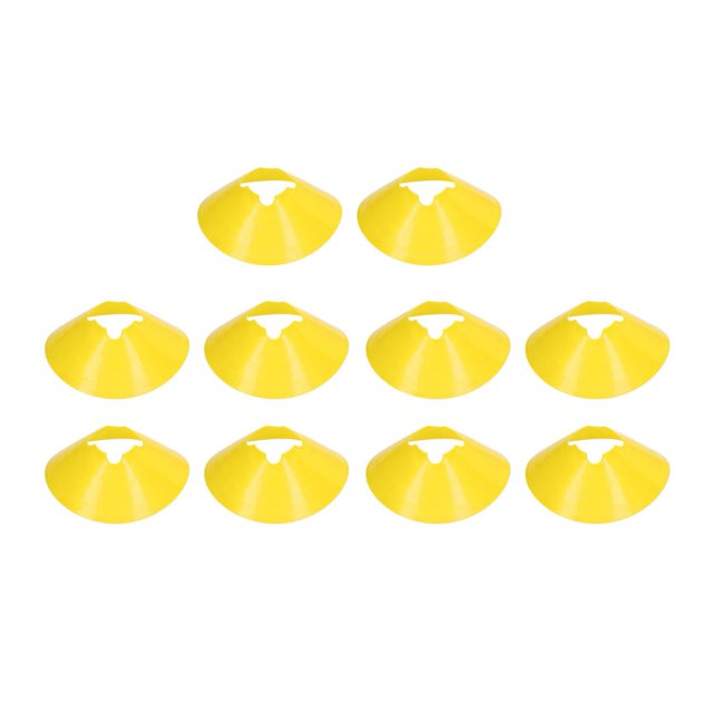 10 PCS 8cm Soccer Disc Cones High Flower Mouth Large Marker Disc Training Corner Obstacle Disc