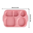 thumbnail image 3 of Yhmxh Plates Set Kitchen Gadgets Wheats Straw Children's Meal Plates Student Five Meal Plates Thickened Cafeteria Partition Tableware Multi Lunch Plates Kitchen Essentials Kitchen Accessories, 3 of 5