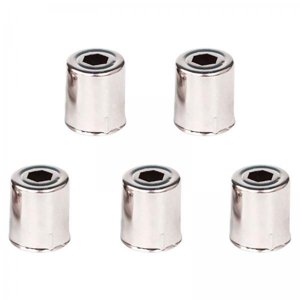 Lipstore 2x5x Microwave Replacement Cap Wear Resistant Oven Parts for Restaurant Office Dark Gray 18x15mm