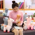 thumbnail image 2 of White White Llama Plush Doll Soft Stuffed Toy For Boys And Girls, 2 of 6