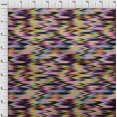thumbnail image 3 of oneOone Georgette Viscose Black Fabric Chevron Ikat Sewing Craft Projects Fabric Prints By Yard 42 Inch Wide, 3 of 4