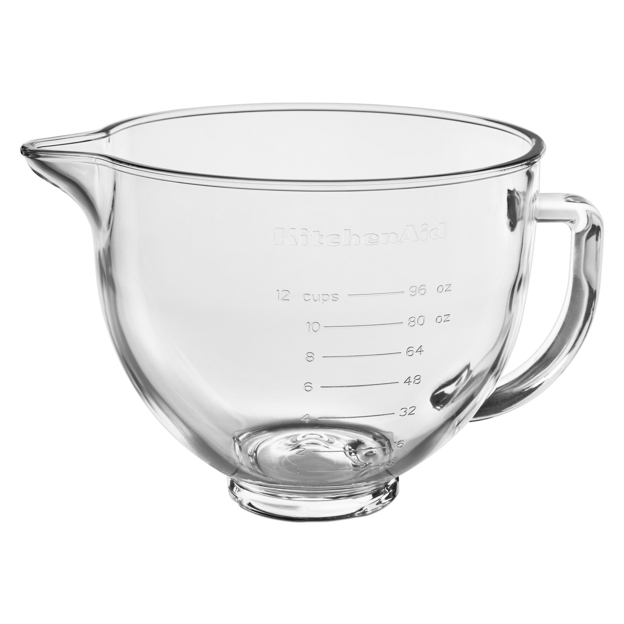 KitchenAid® 5 Quart Tilt-Head Glass Bowl With Measurement Markings & Lid