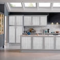 thumbnail image 3 of Chendee 10M Wood Grain Pvc Vinyl Flooring Kitchen Bedroom Home Office Deco, 3 of 9