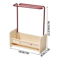 thumbnail image 3 of Stainless Steel Dishcloth Holder and Kitchen Countertop Draining Rack, Multifunctional Storage Organizer, Space-Saving Sink Caddy for Dishes, Fruits, and Cleaning Tools, Multicolor, 8.7x7x3.1 in, 3 of 6