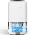 Refurbished ALROCKET CS01 Portable and Ultra Quiet with Automatic Defrosting Dehumidifier 1000ML