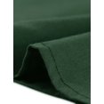 thumbnail image 5 of INSPIRE CHIC Robe au-Dessus du Genou pour Femme à Col Peter Pan Contrastant, Manches Bouffantes, Coupe Ajustée et Évasée, L Vert Foncé, 5 of 5