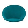 thumbnail image 2 of Housse de Chaise Ronde en Jacquard, Housse de Chaise Lune en Polyester à Haute Extensibilité, Protection pour Meubles de Salon, Lavable, Bleu, Taille, 2 of 8