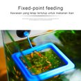 thumbnail image 1 of Distributeur de Nourriture pour Poissons en Forme Carrée avec Ventouse, Réduit les Déchets, Maintient la Qualité de l'Eau, 1 of 9