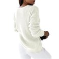 thumbnail image 4 of LUXUR Women Chunky Knitted Sweaters Knitwear Chic Pullover White M, 4 of 4