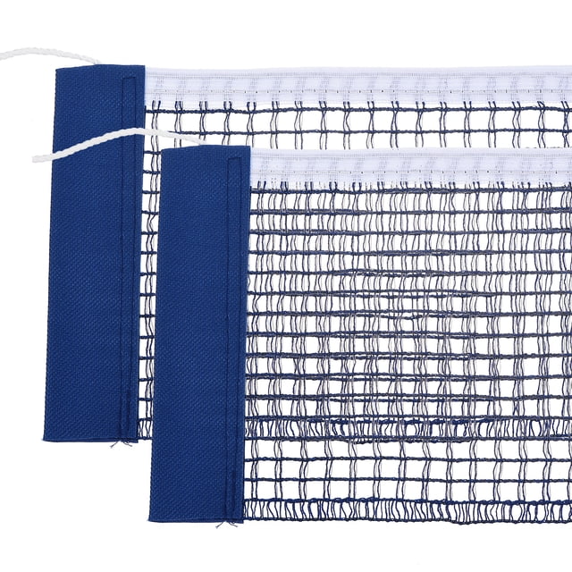 Unique Bargains Table Tennis Net Replacement Ping Pong Net String Tension Equipment Accessories Polyester Cotton, Blue 2 Pack