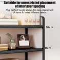 thumbnail image 4 of LSLJS Double-Tier Desktop Storage Shelf Student Desk Organizer Office Computer Desk Tiered Cabinet Clothing & Wardrobe Storage, 4 of 6