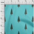 thumbnail image 1 of oneOone Silk Tabby Fabric Tree Ikat Print Sewing Fabric BTY 42 Inch Wide, 1 of 3