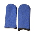 thumbnail image 2 of Transemion 2 Pieces Mobile Gaming Sweat Proof Fingertip Breathable Washable Elastic Finger Gloves Non-Scratch Accessories Blue 1Set, 2 of 6